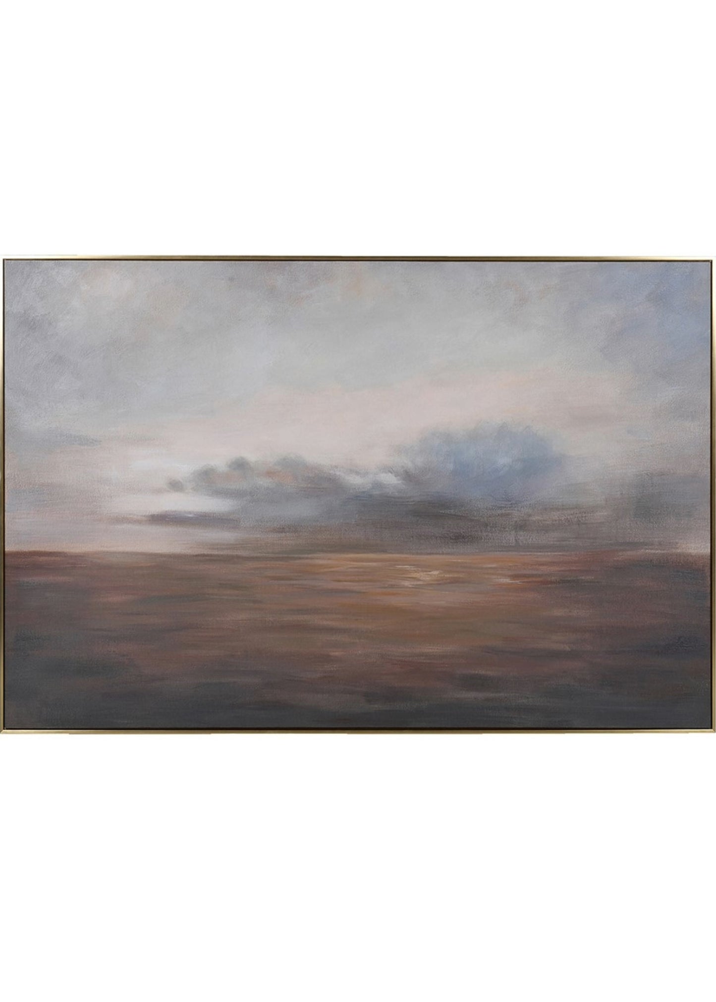 Large Studland Bay Framed Canvas Print (Collection Only)