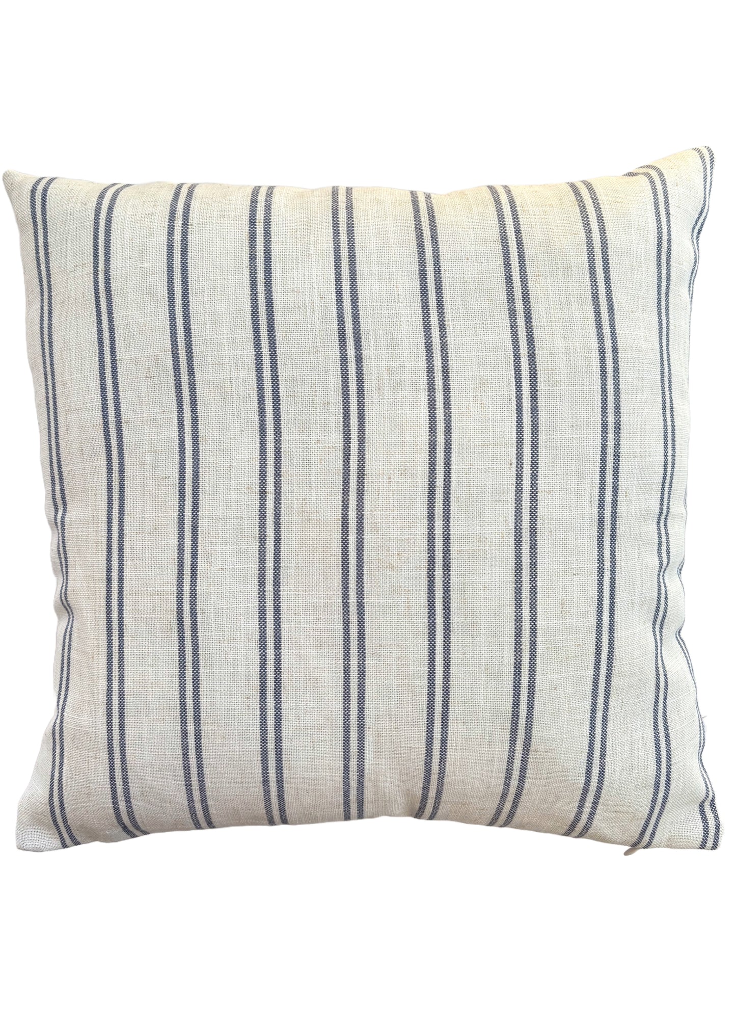 Maris Blue and Cream Stripe Cushion