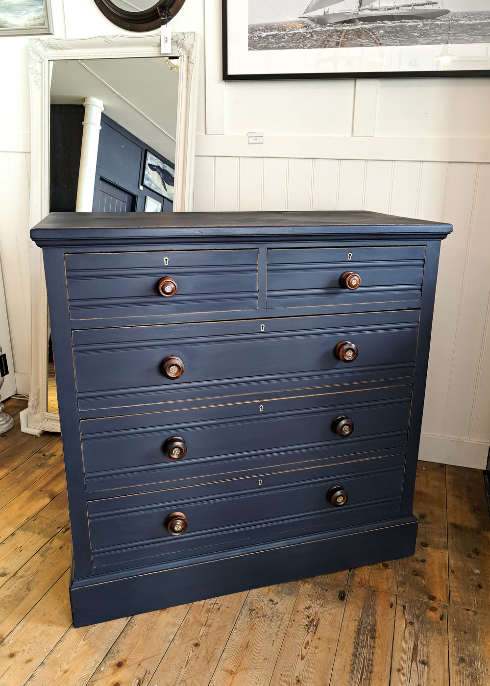 PAINTED CHEST OF DRAWERS - SOLD