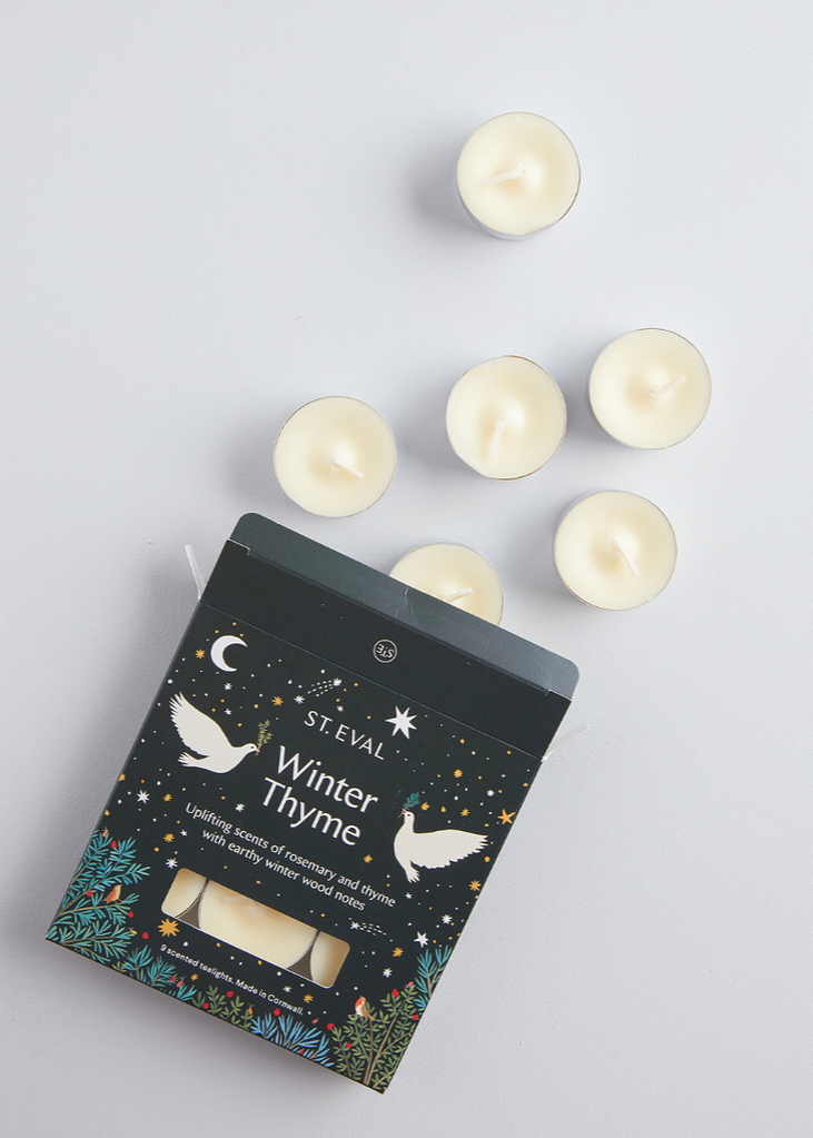 Load image into Gallery viewer, St Eval Winter Thyme Scented Tealights
