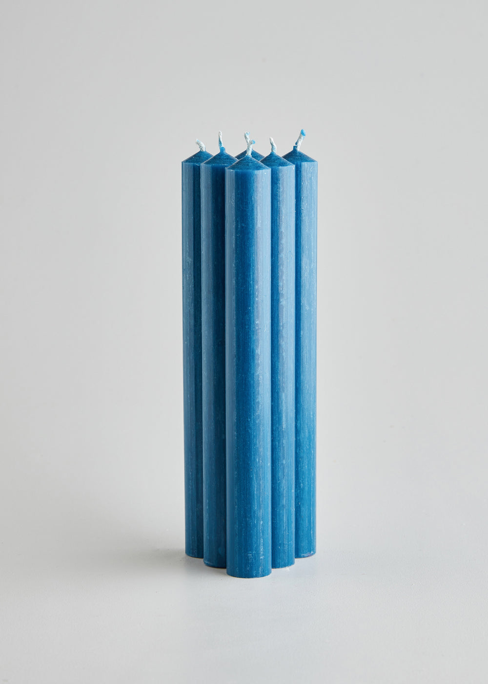 St Eval Bedruthan Blue Dinner Candle