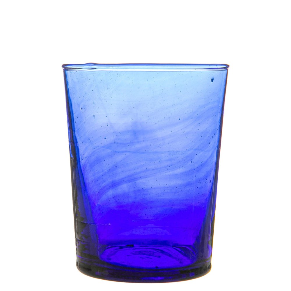 215ml Blue Recycled Glass Tumbler