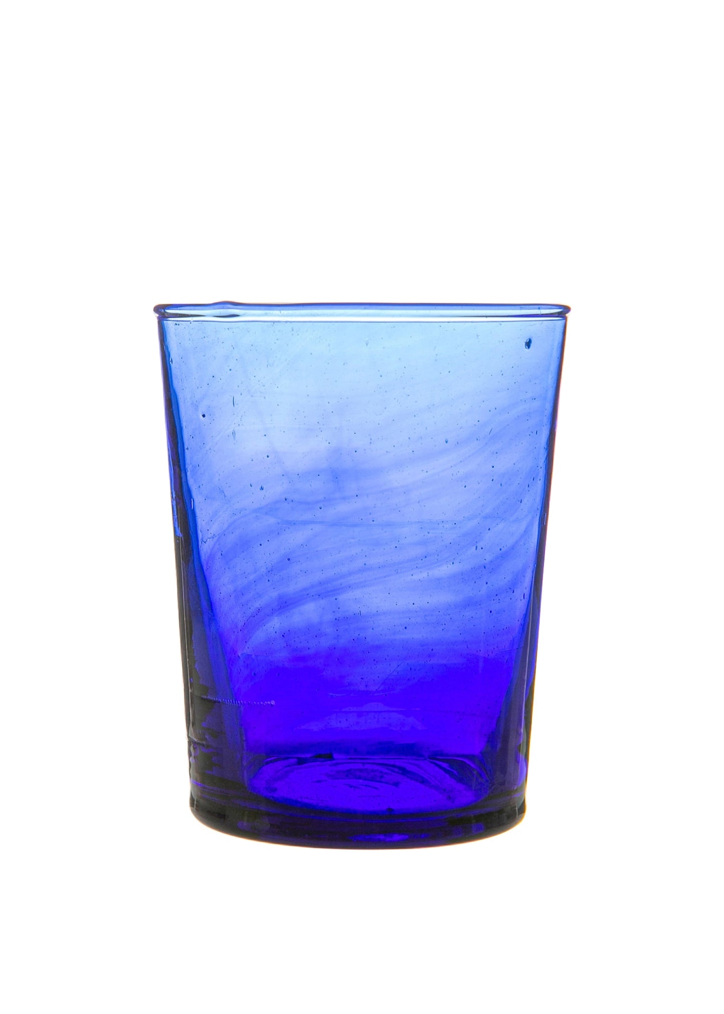215ml Blue Recycled Glass Tumbler