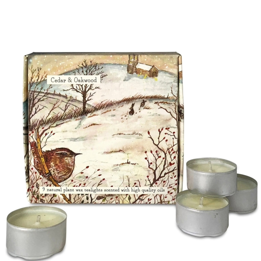 Cedar and Oakwood Scented Tealights