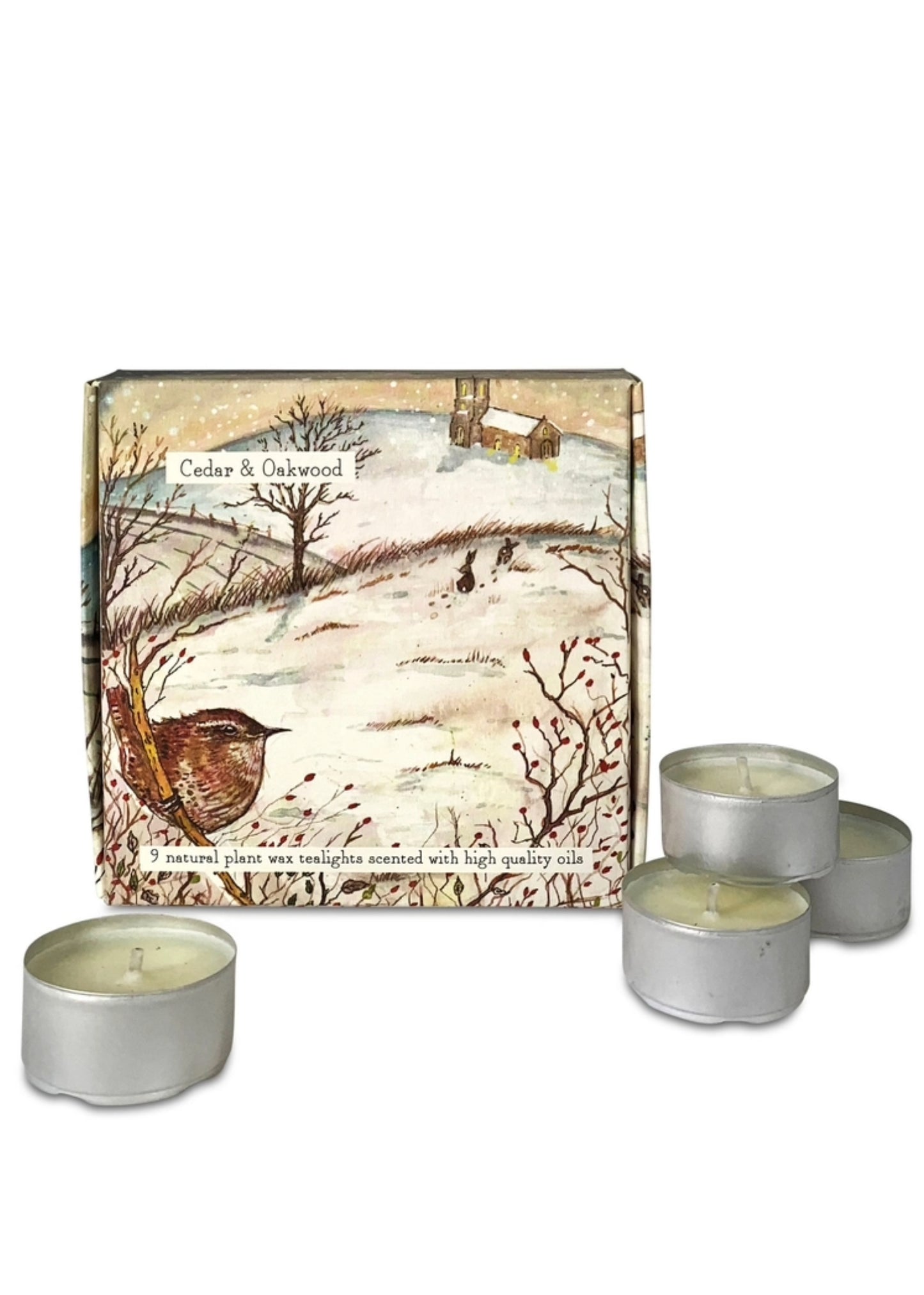 Cedar and Oakwood Scented Tealights