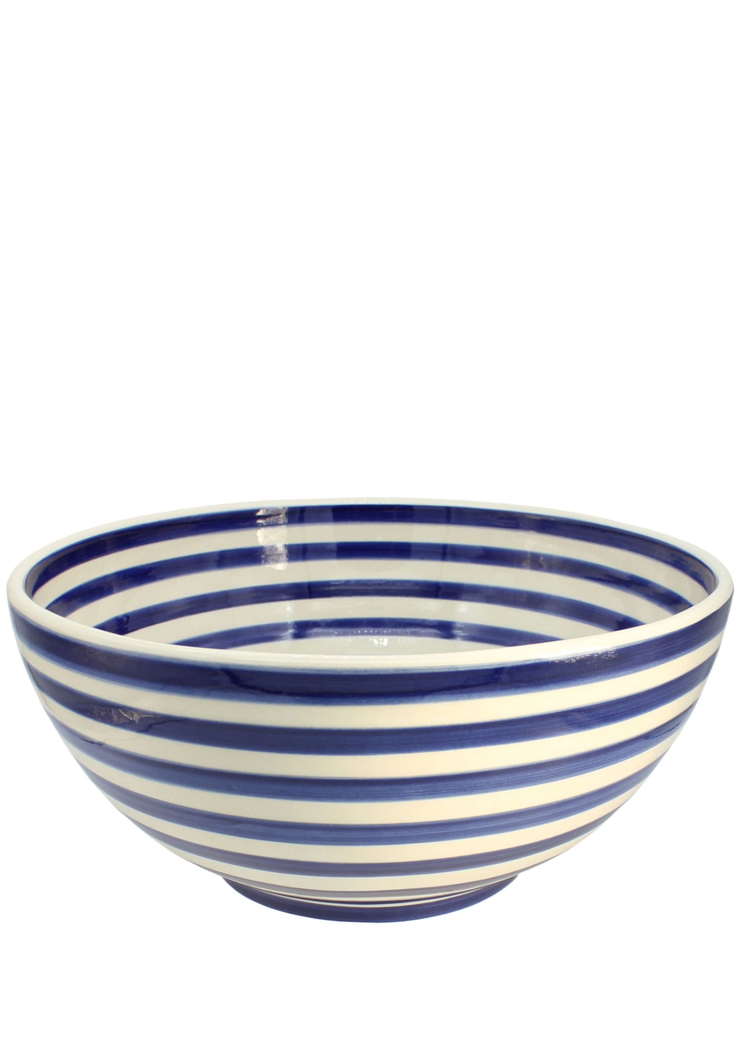 Cobalt Swirl Deep Serving Bowl