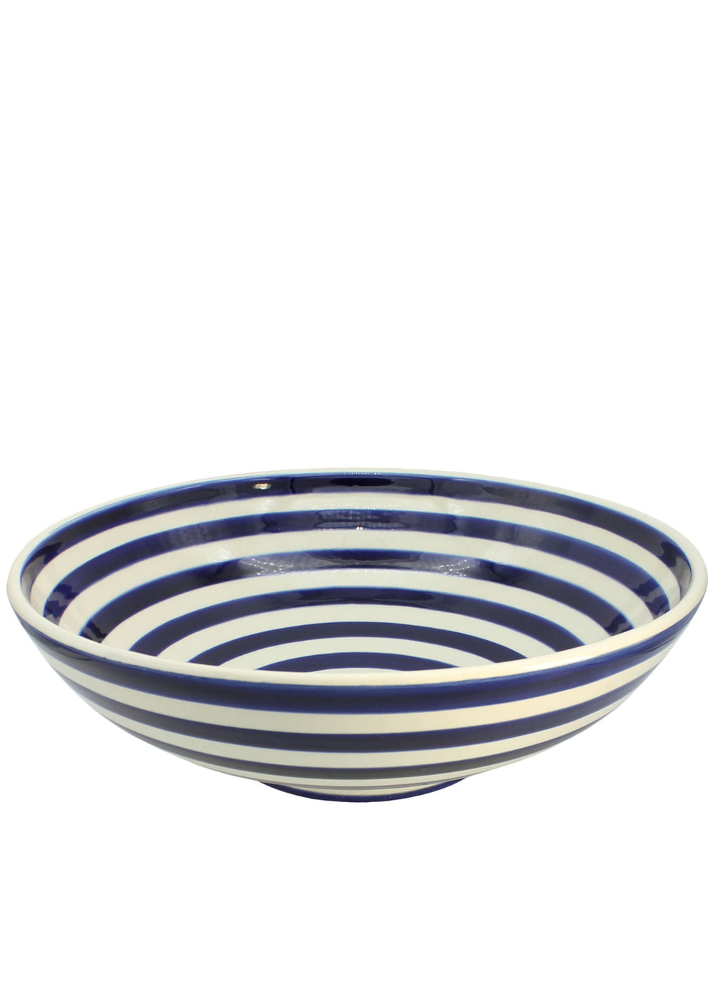 Cobalt Swirl Serving Bowl