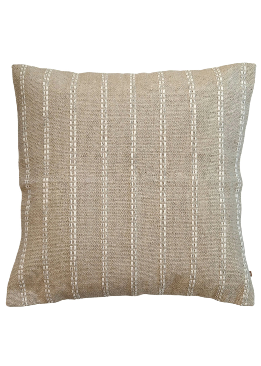 Cora Beige Stripe Cushion Cover