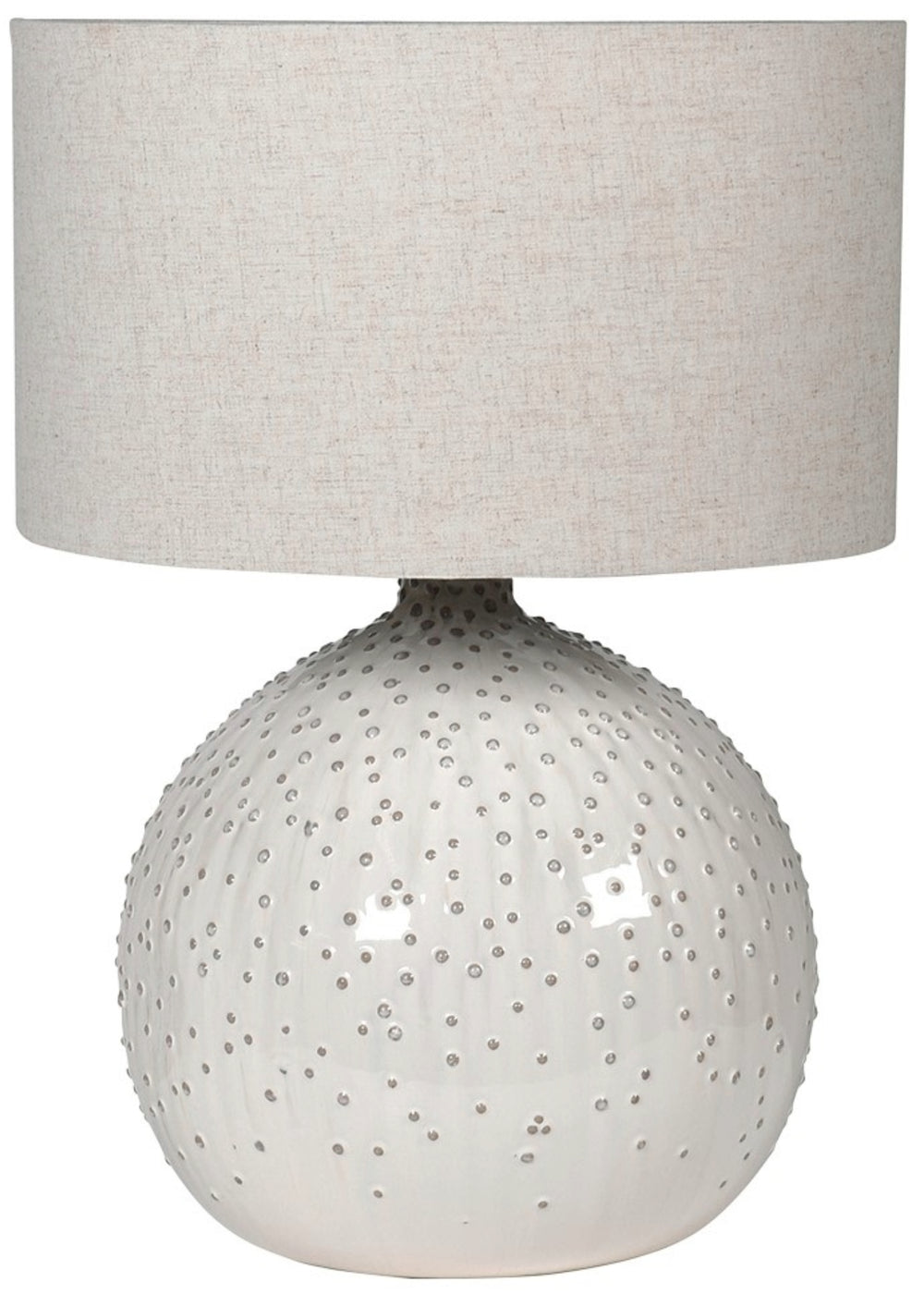 Cream Marine Table Lamp with Linen Shade