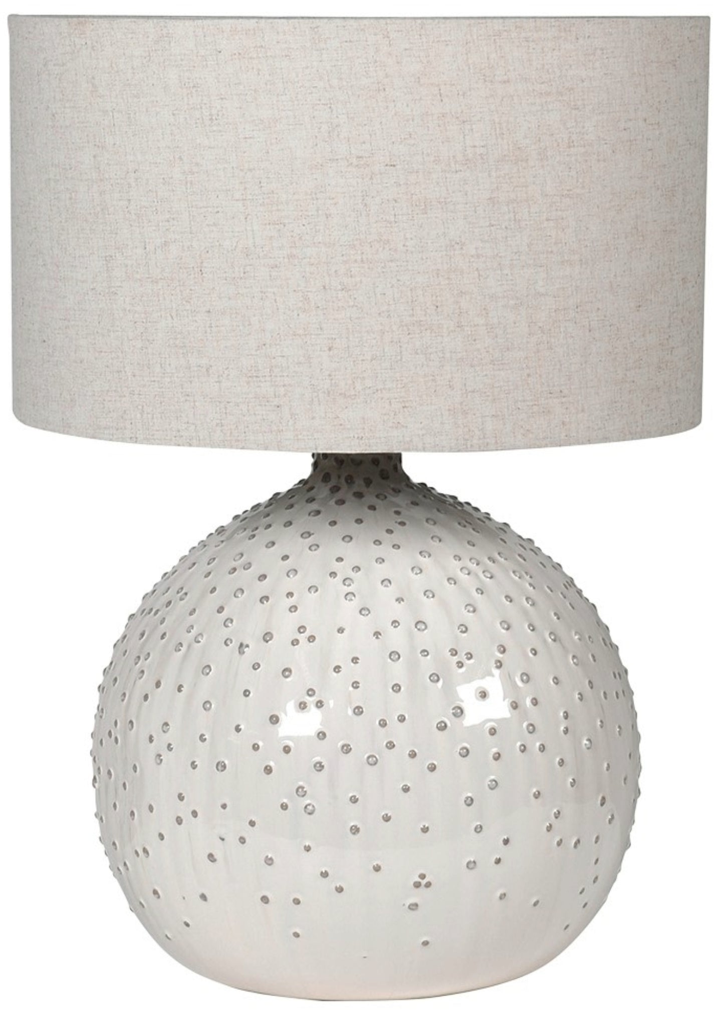 Cream Marine Table Lamp with Linen Shade
