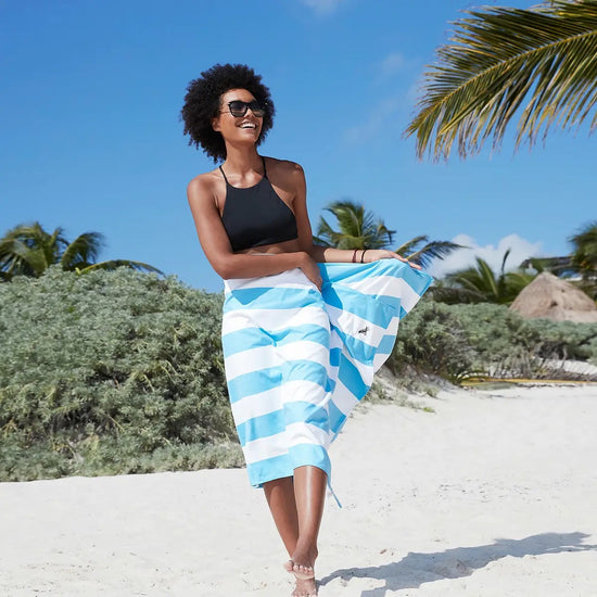 Dock & Bay Quick Dry Beach Towel Tulum Blue
