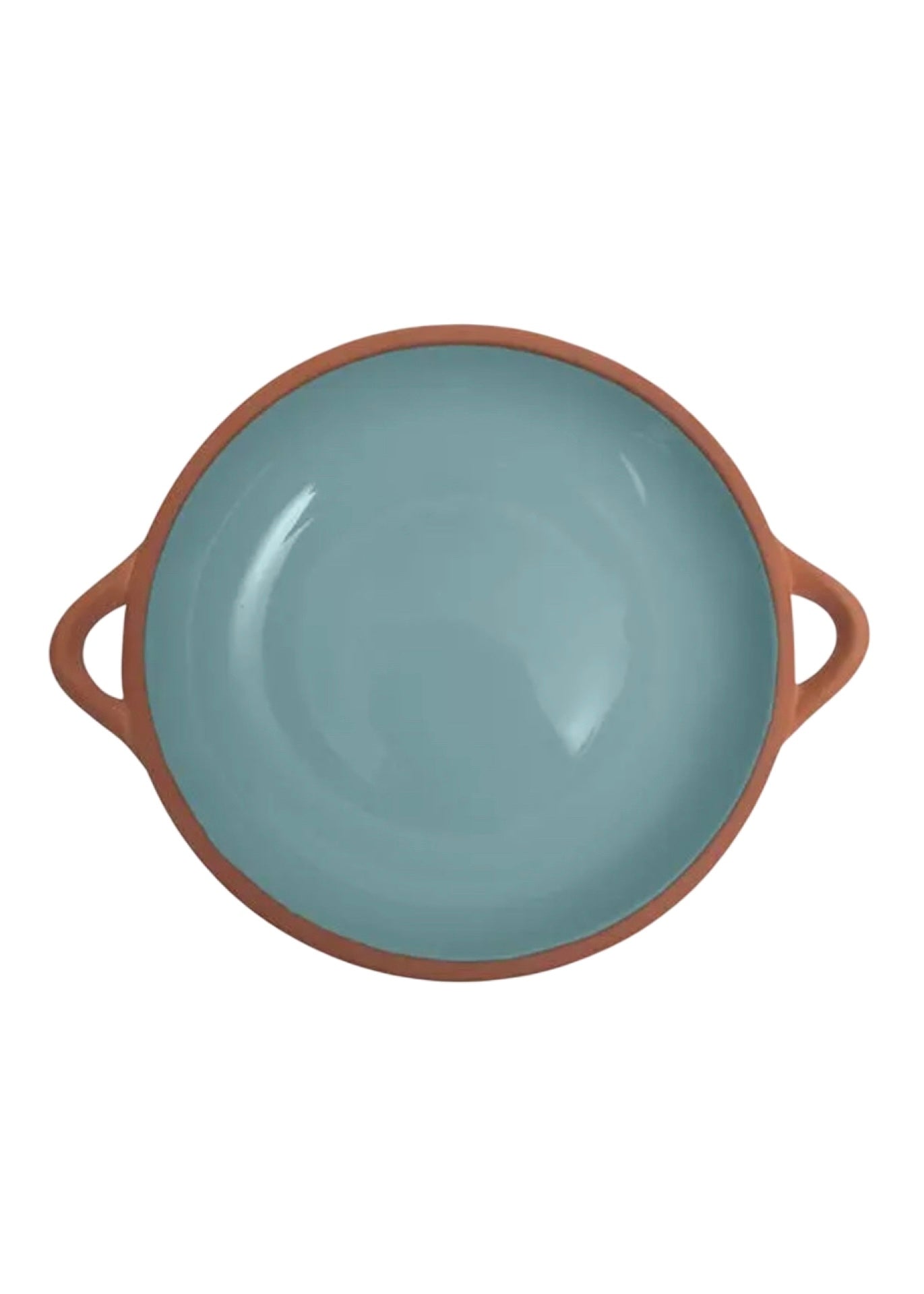 Duck Egg Blue Glazed Terracotta Tapas Dish