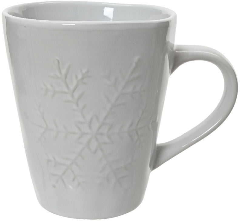 
                      
                        Embossed Snowflake White Mug Tableware Christmas
                      
                    