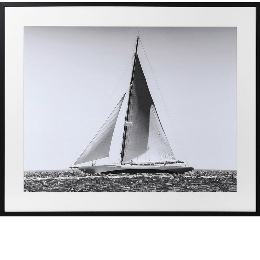 Framed Yacht Picture