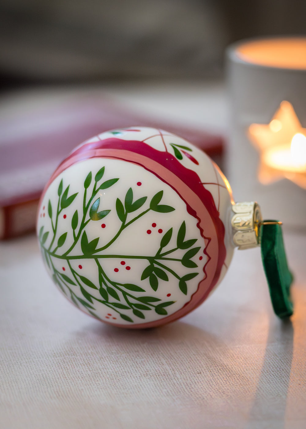 Holly and Ivy Bauble