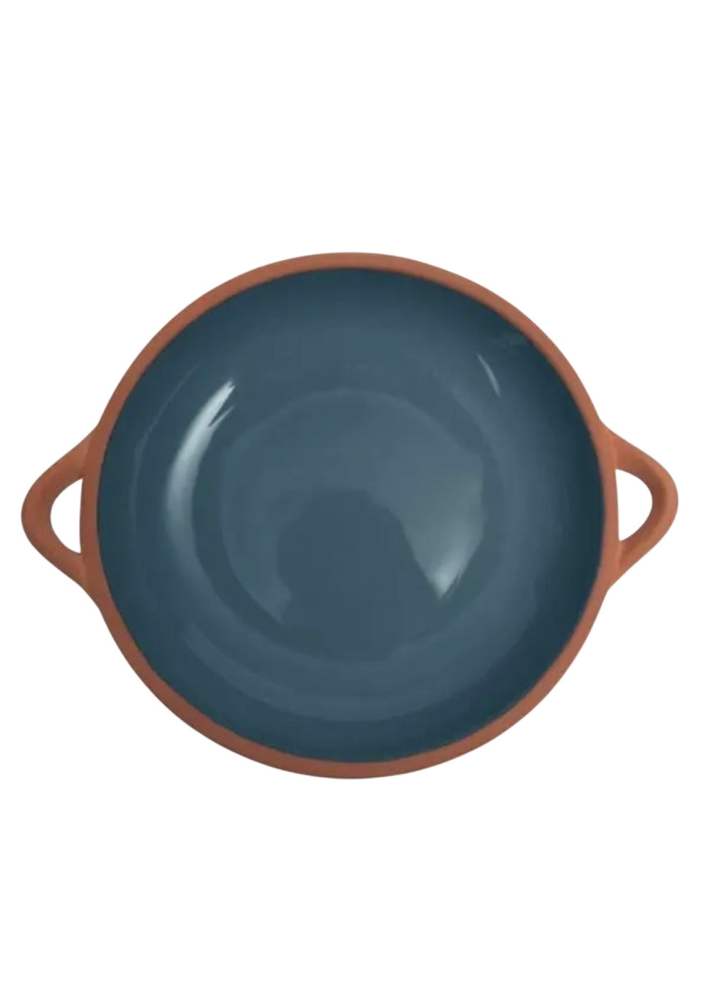 Ink Blue Glazed Terracotta Tapas Dish