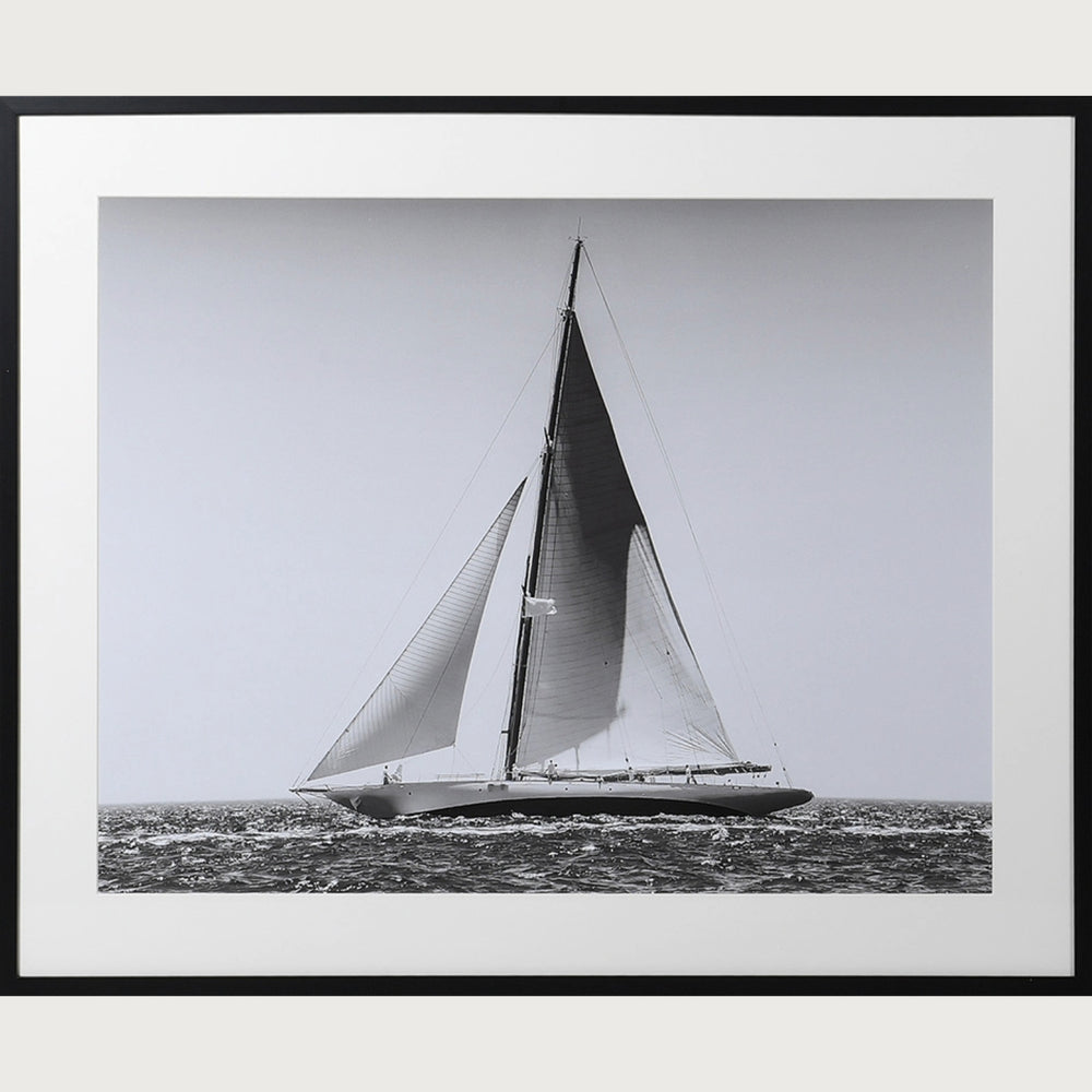 Large Framed Yacht Picture