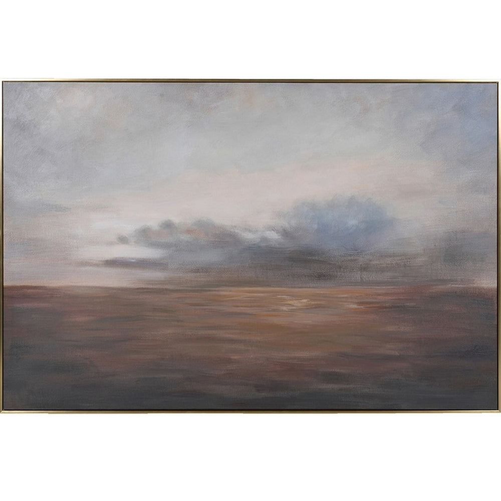 Large Studland Bay Framed Canvas Print (Collection Only)