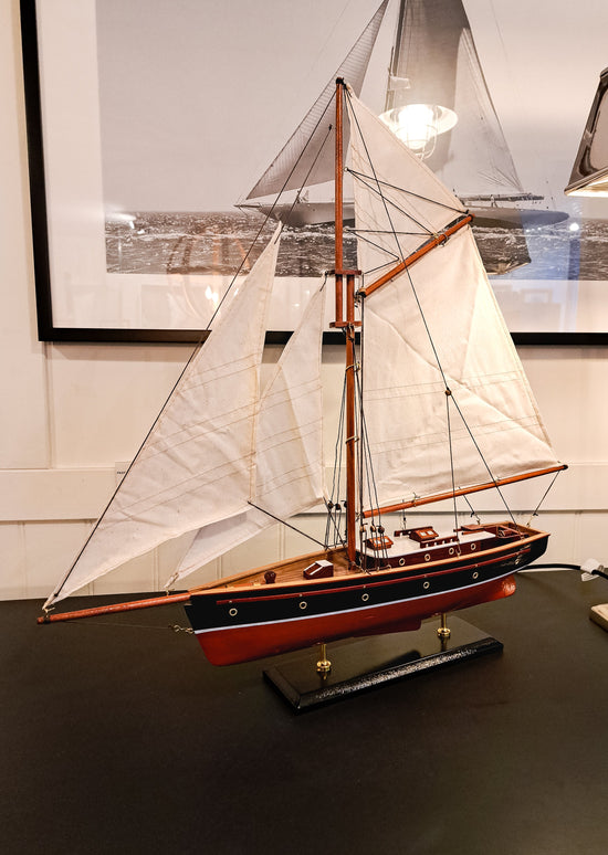 Model Yacht With Cabin