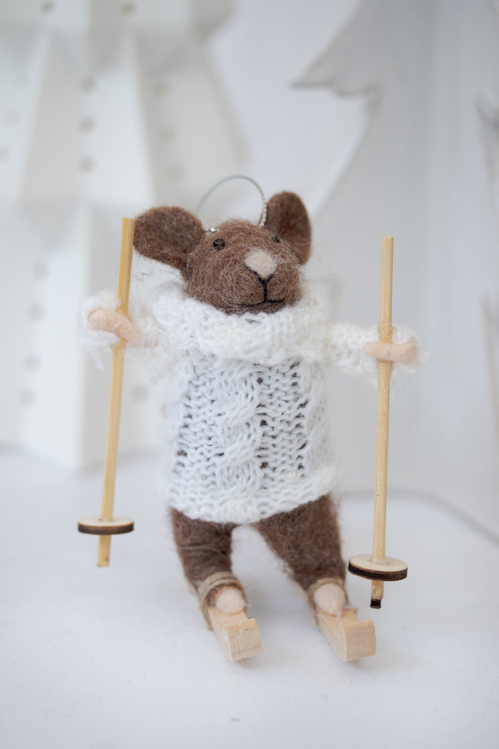 Monty The Mountain Mouse Christmas Tree Decoration