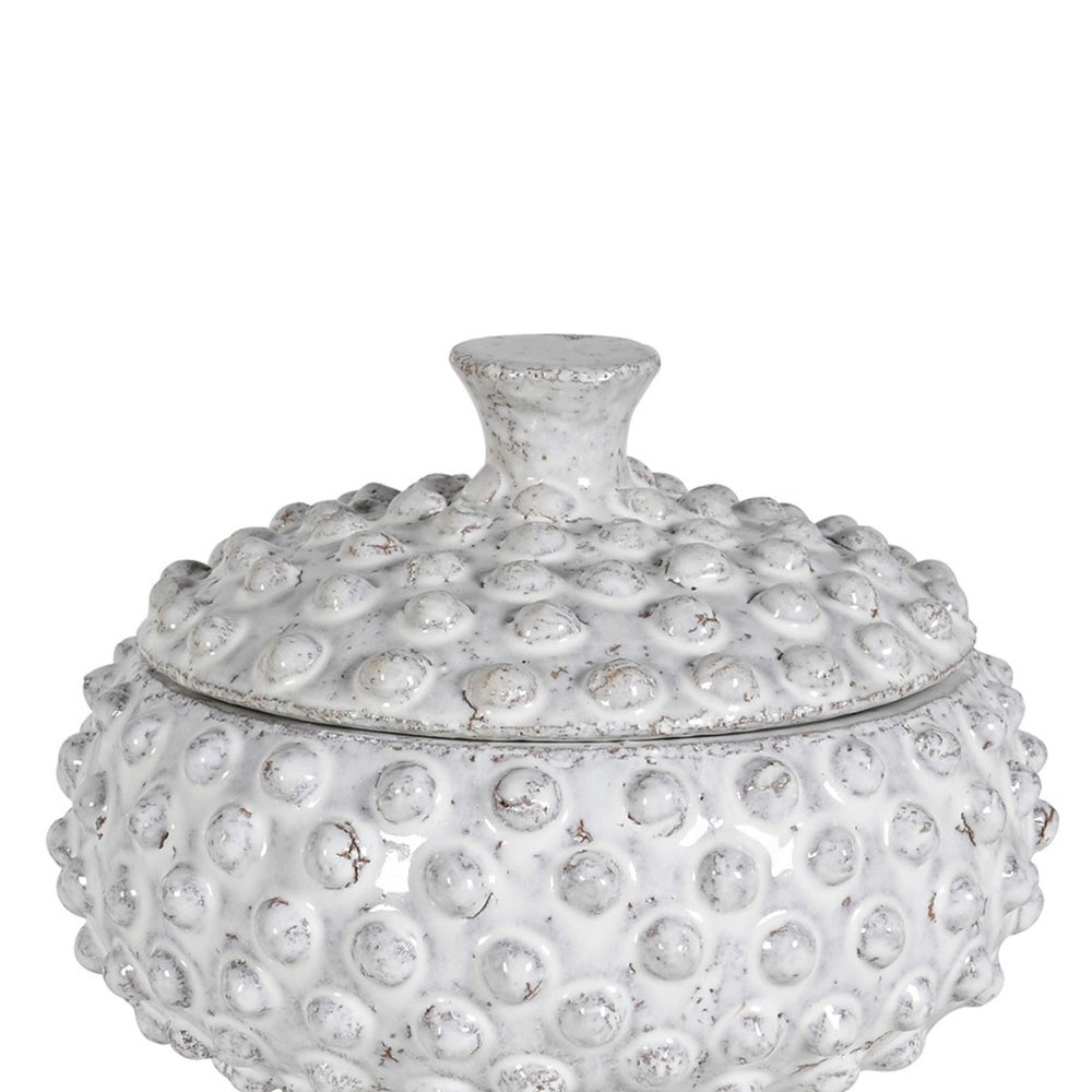 Ocealyn Ceramic Bobbles Jar for coastal homes