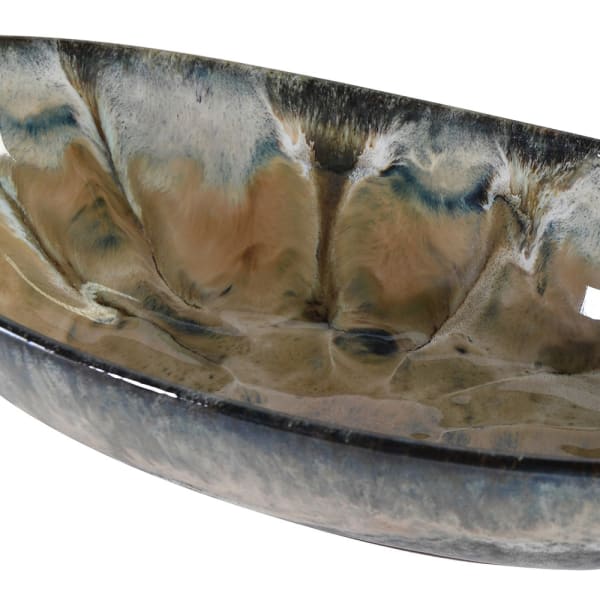 Ocean Glazed Bowl Detail