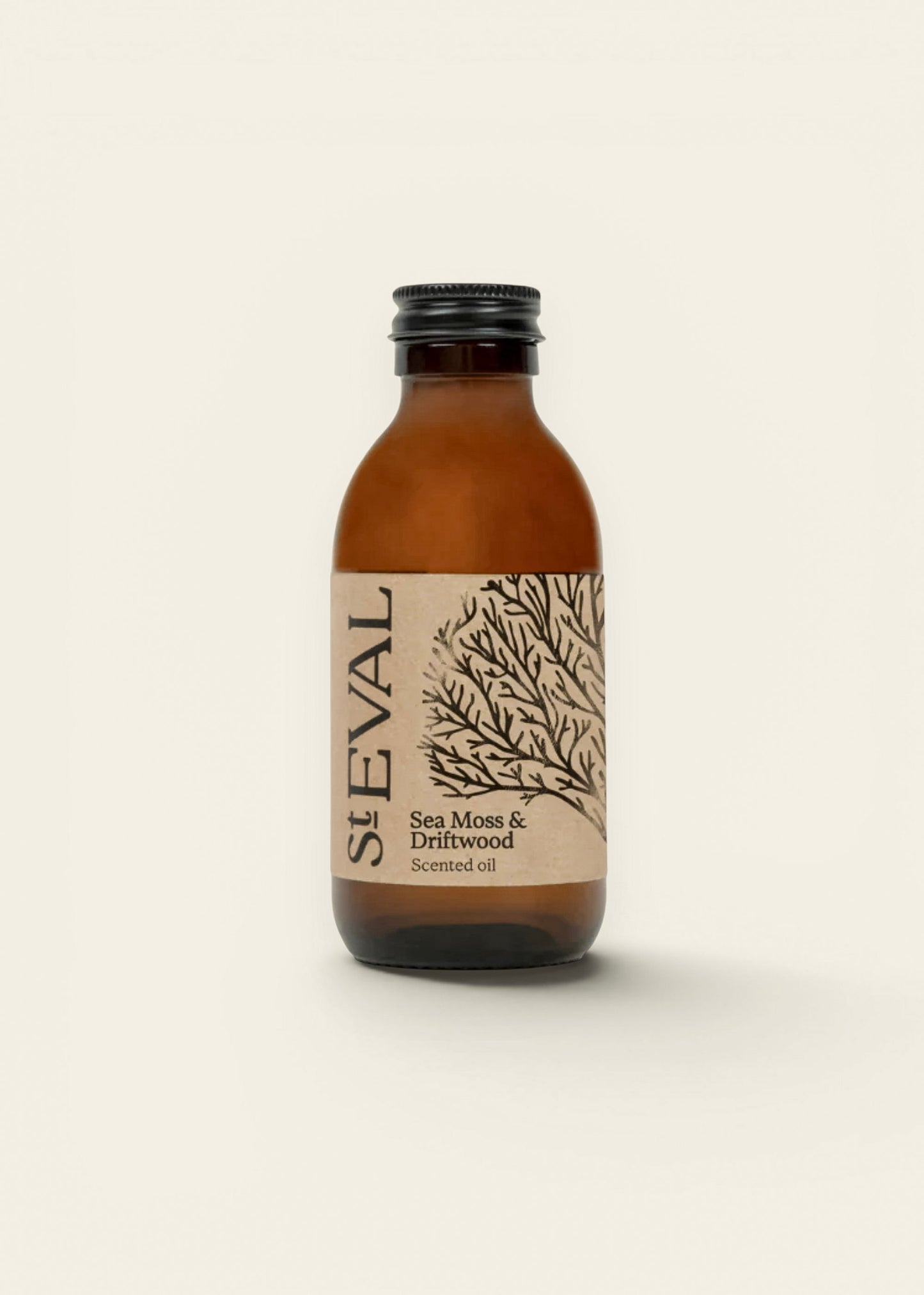 St Eval Sea Moss & Driftwood Reed Diffuser Refill Glass Bottle