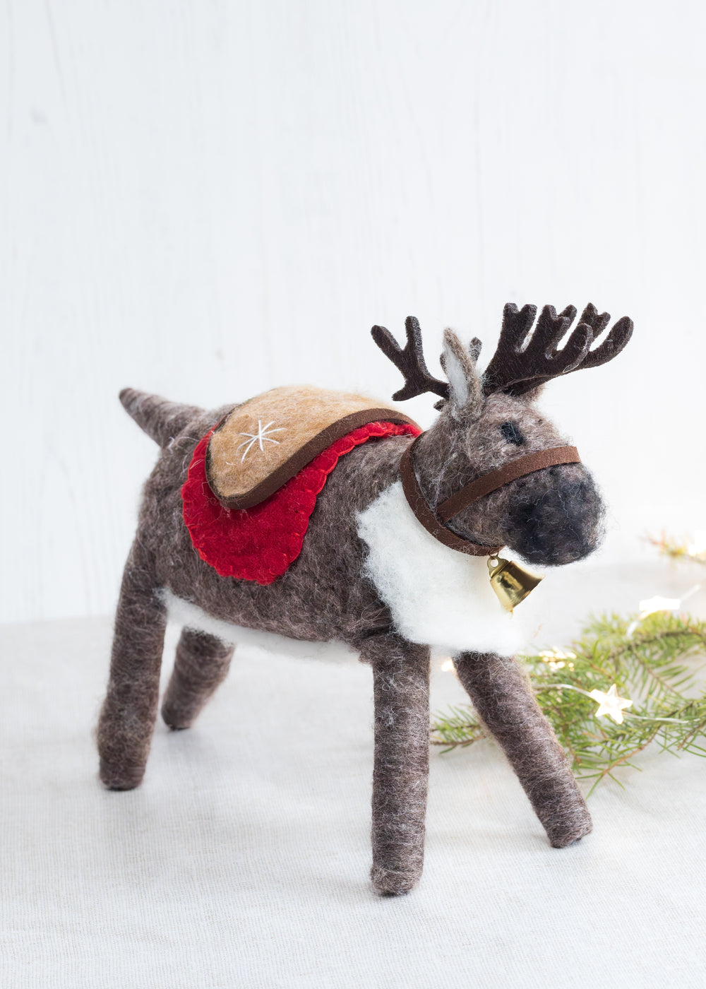 Wool Reindeer Decoration