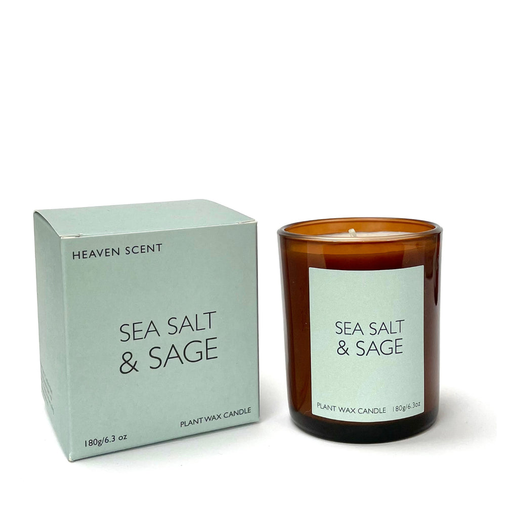 Sea Salt and Sage Scented Candle