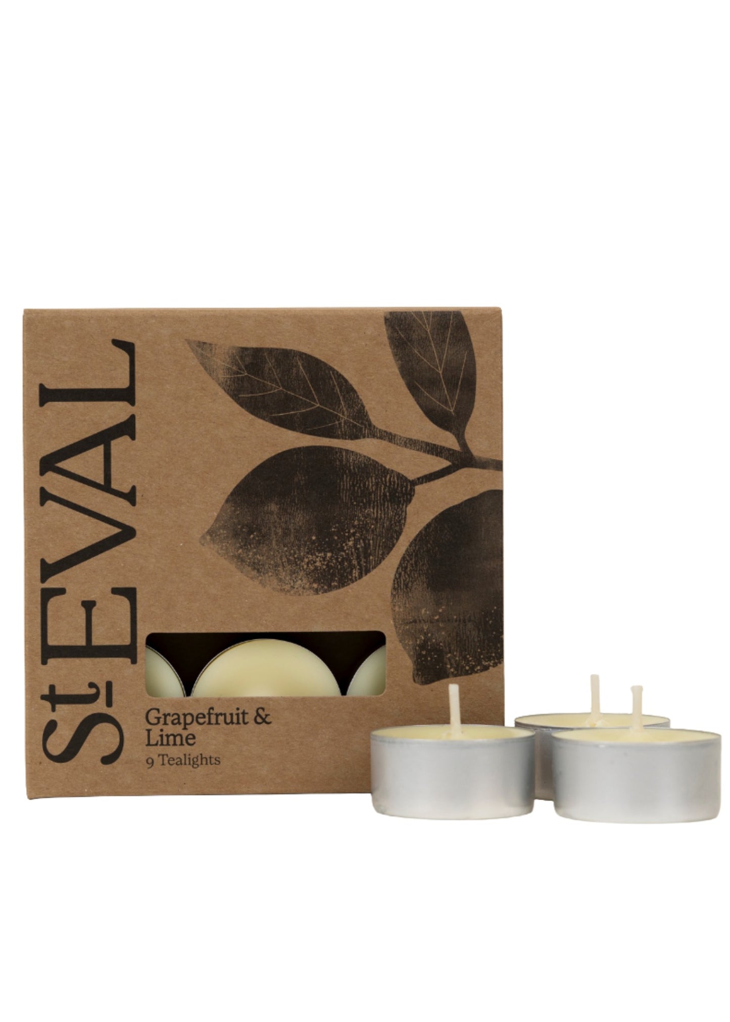 St Eval Grapefruit and Lime Tealights- Brighten your space with these St Eval tealights, blending zesty grapefruit and lime with hints of mint and warm amber. Perfect for creating a fresh, uplifting atmosphere in any room.