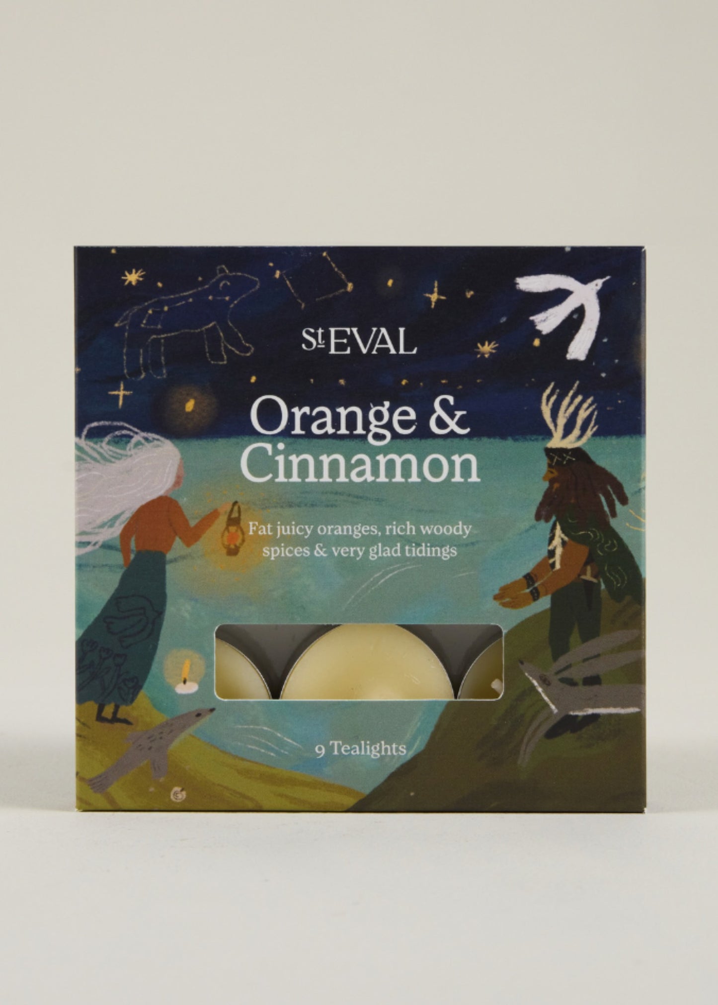 St Eval Orange & Cinnamon tealights 