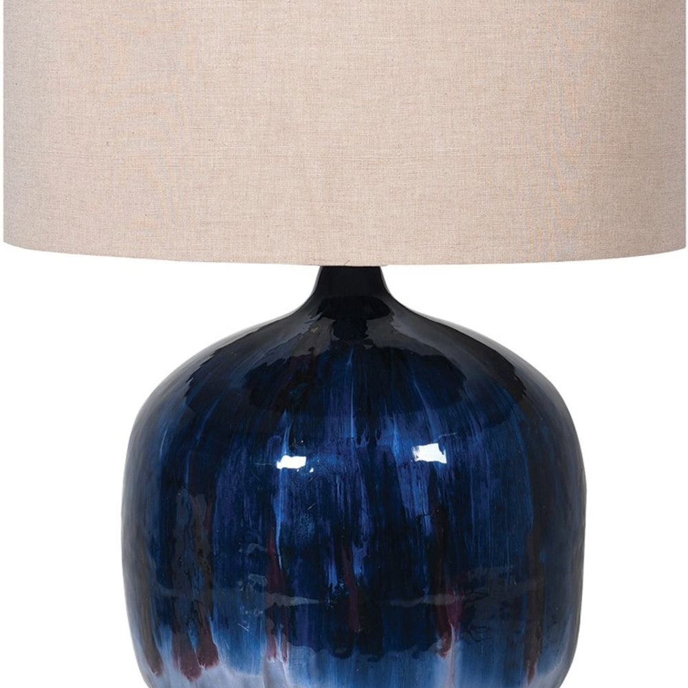 Deep Blue  Swellies Table Lamp