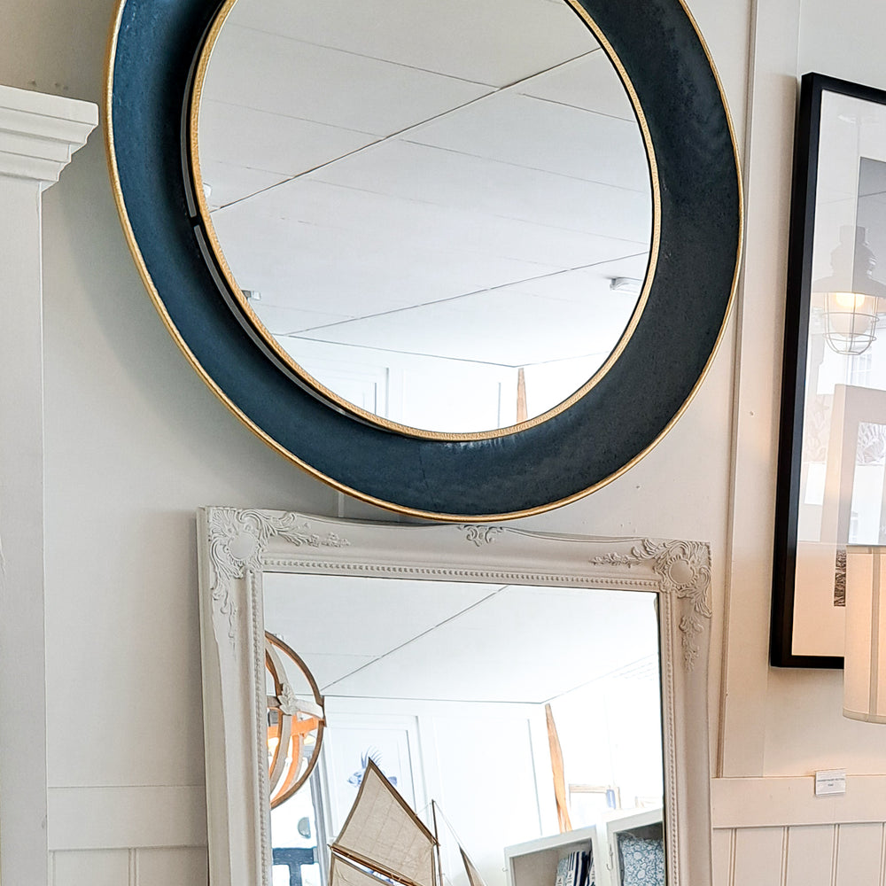 
                      
                        Teal Round Mirror
                      
                    