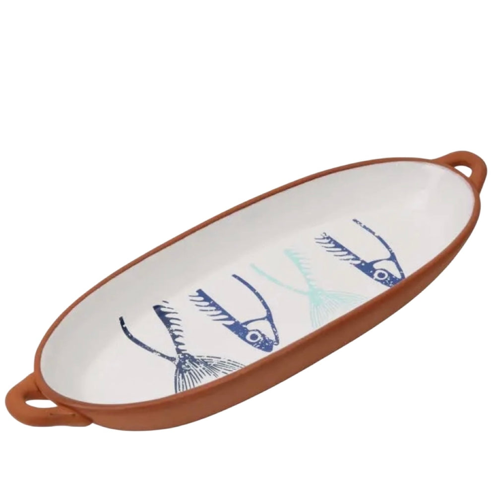 Terracotta Fish Baking Dish