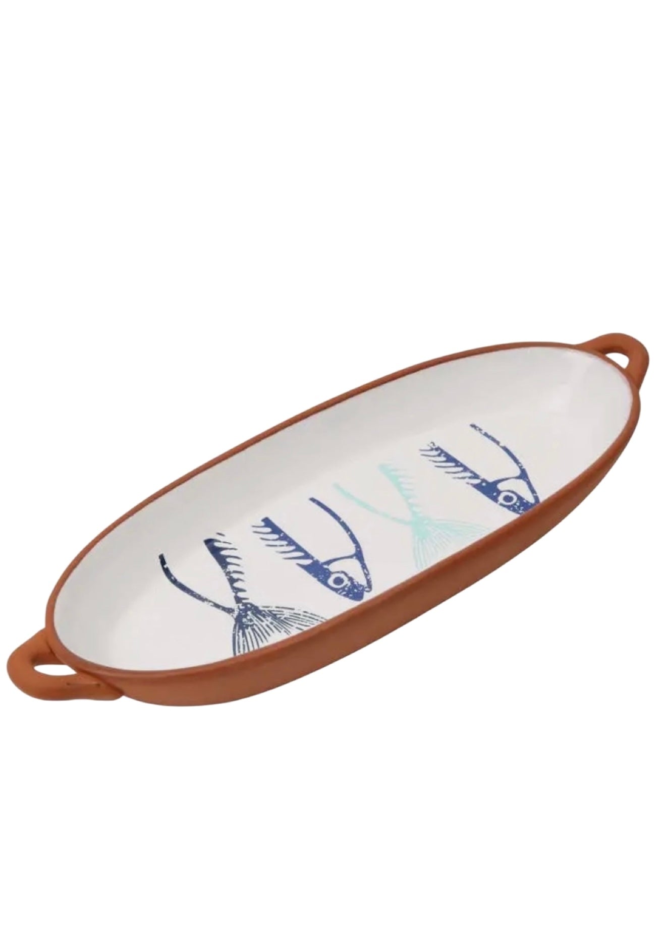 Terracotta Fish Baking Dish