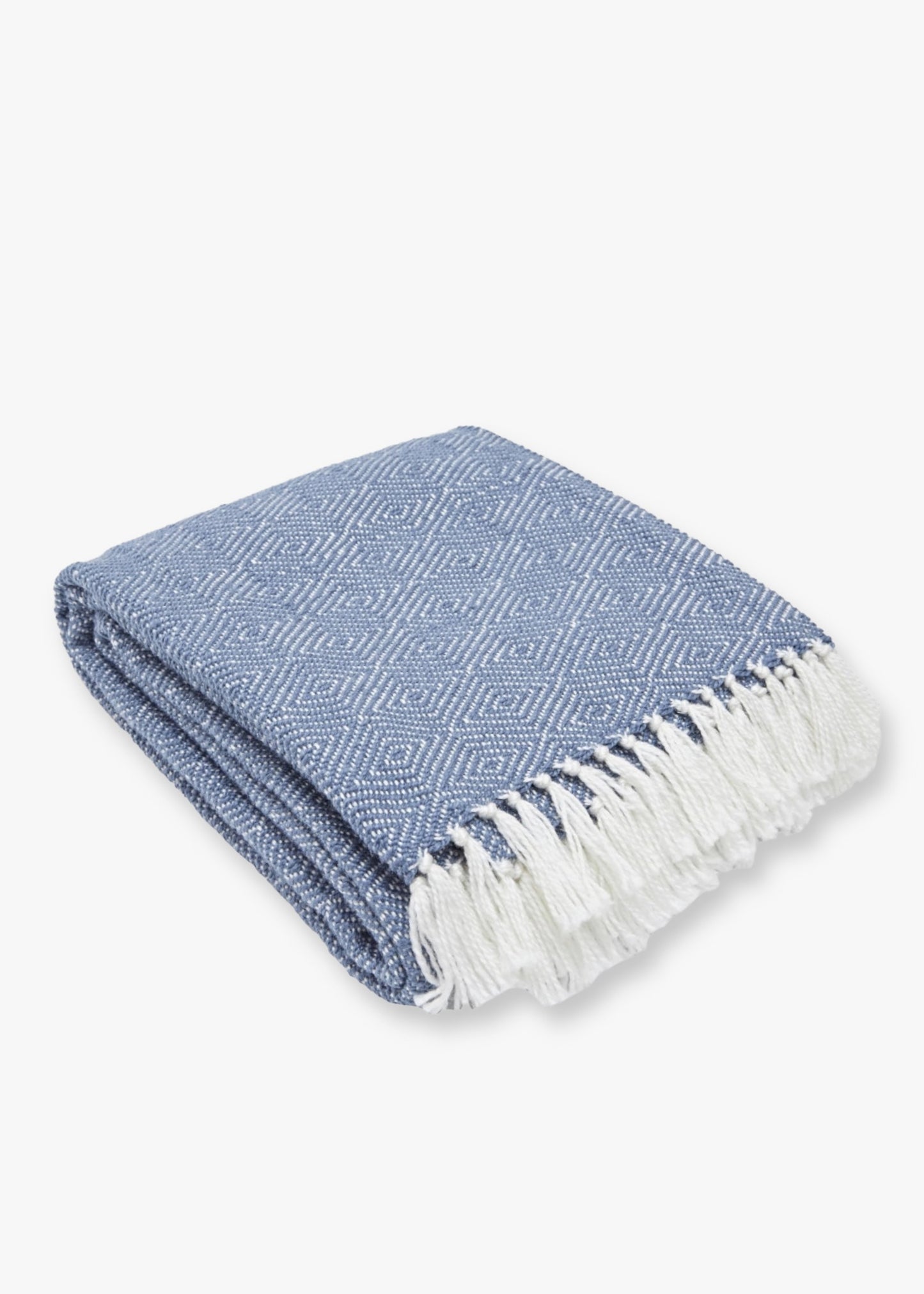 Weaver Green Diamond Navy Blanket