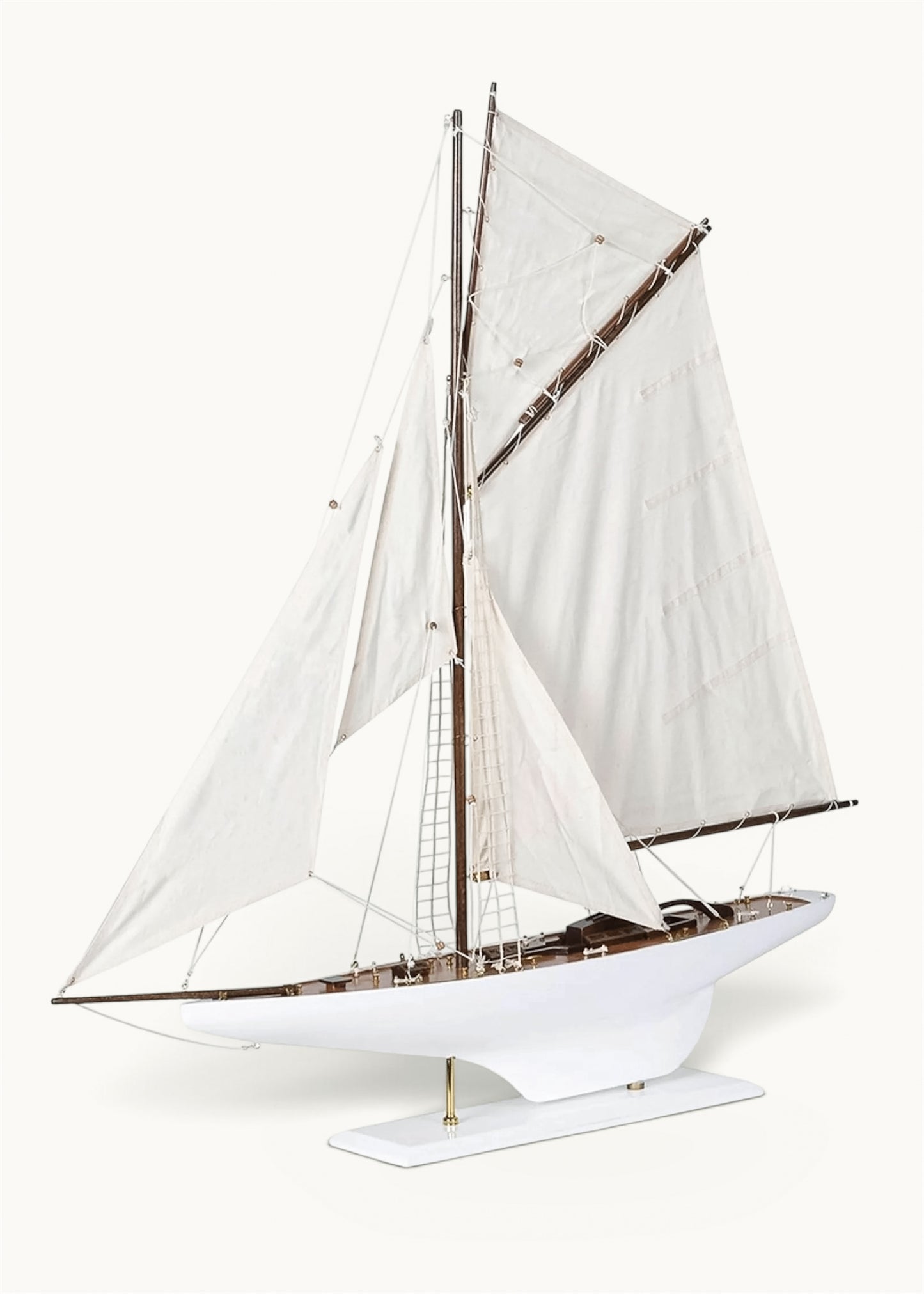 White Model Sail Yacht