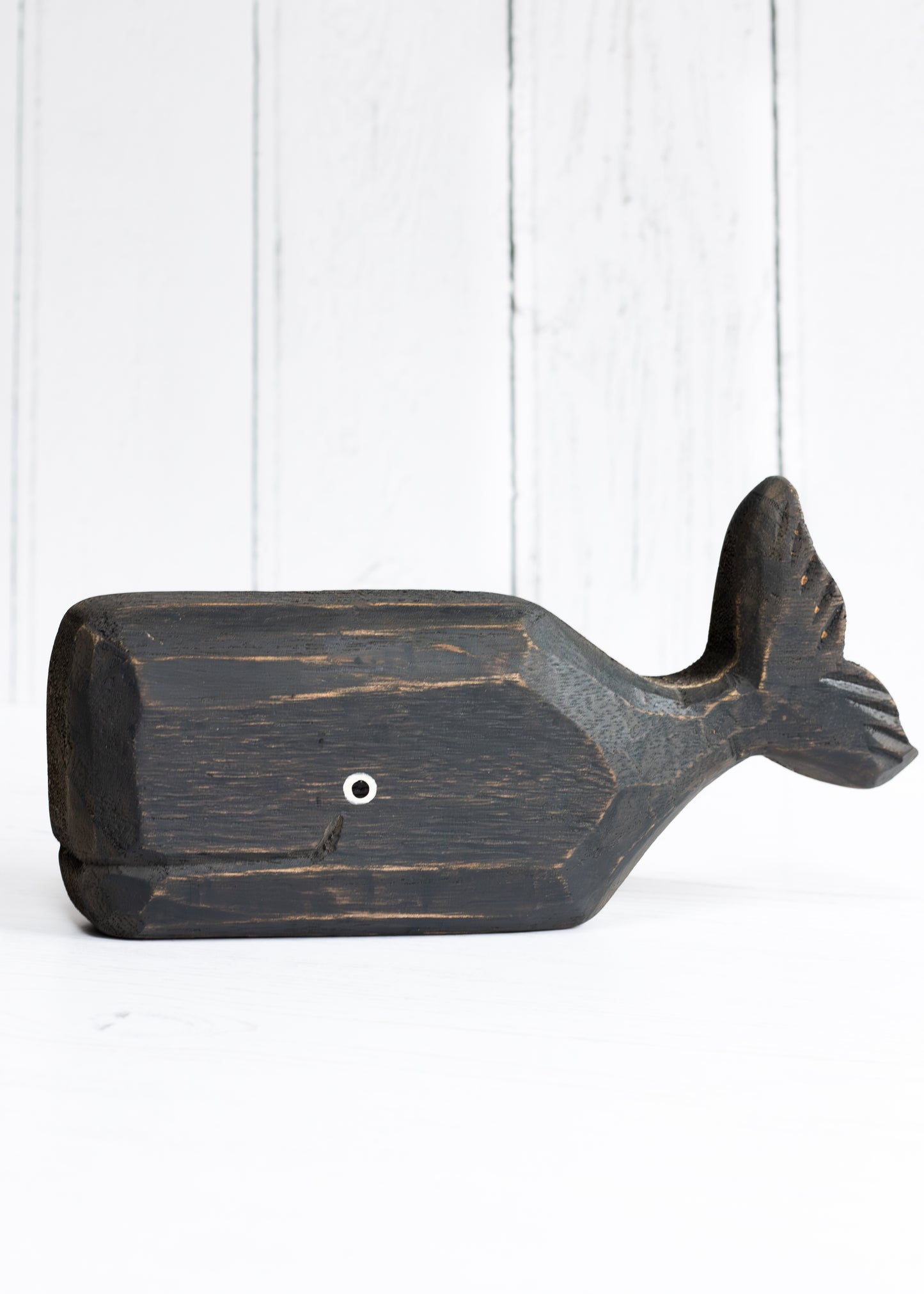 Wooden Whale Ornament