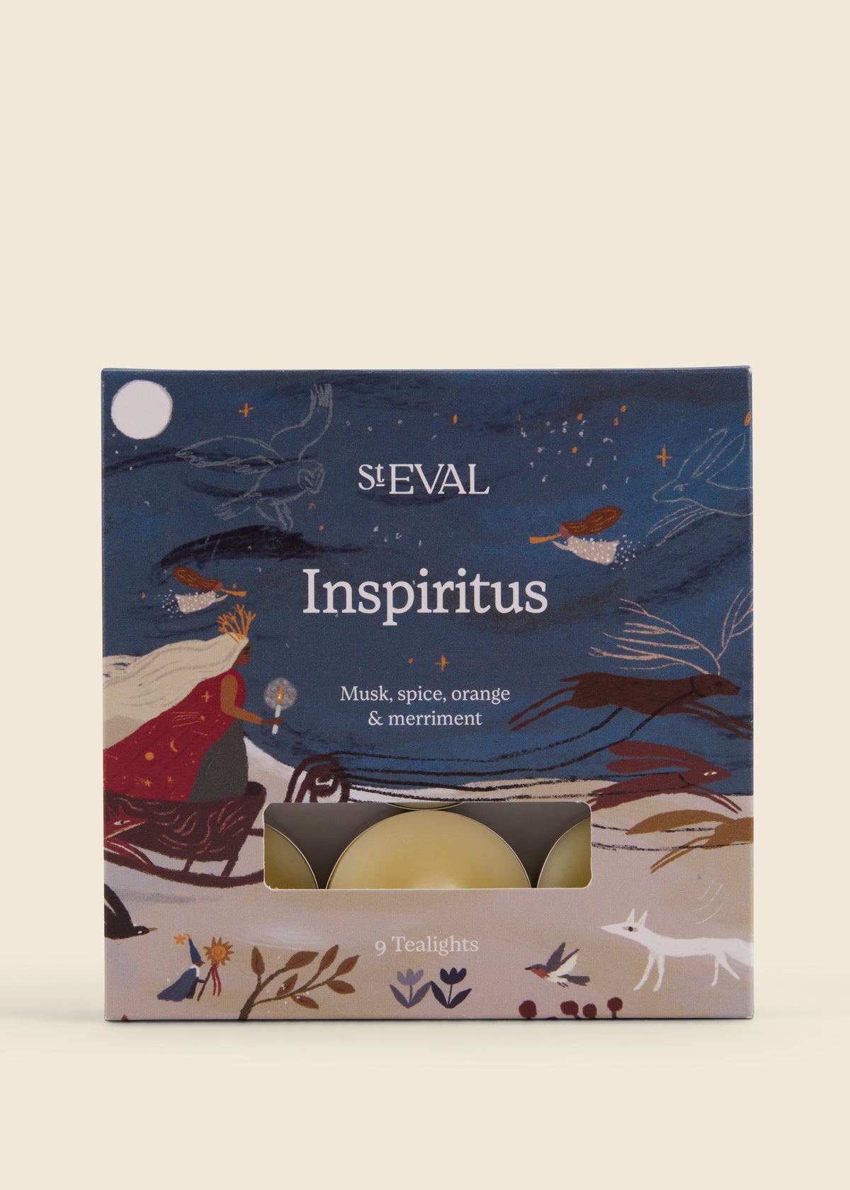 St Eval Inspiritus scented Christmas tealights