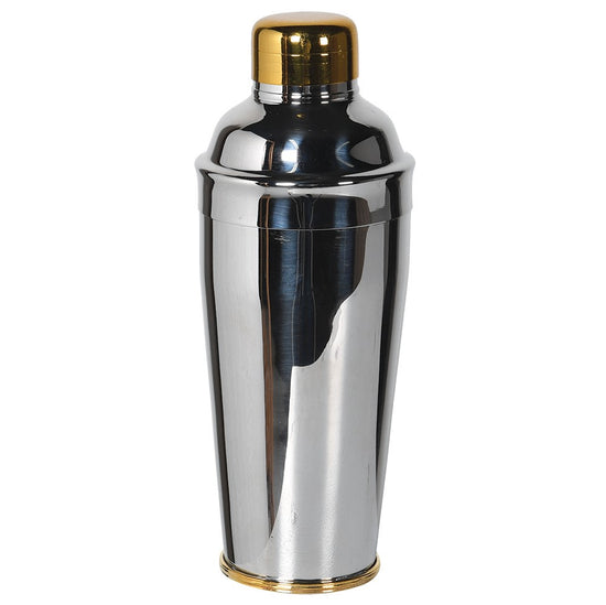 BRASS & STAINLESS STEEL COCKTAIL SHAKER