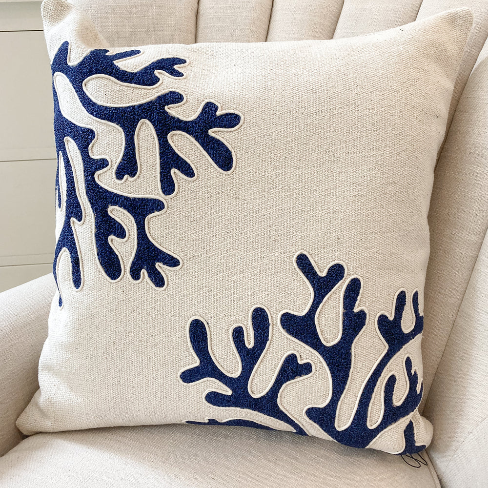 
                      
                        Blue Coral Cushion
                      
                    