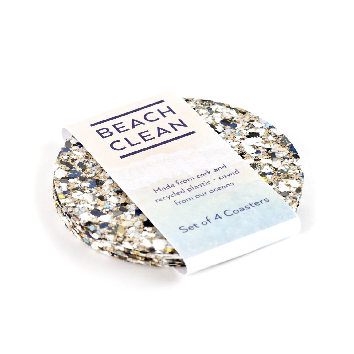 Load image into Gallery viewer, LIGA BEACH CLEAN ROUND COASTER SET
