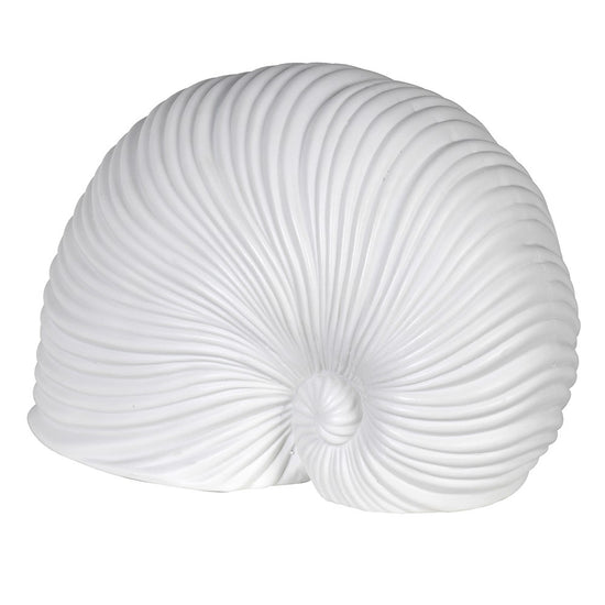 Load image into Gallery viewer, WHITE PORCELAIN SEA SNAIL ORNAMENT

