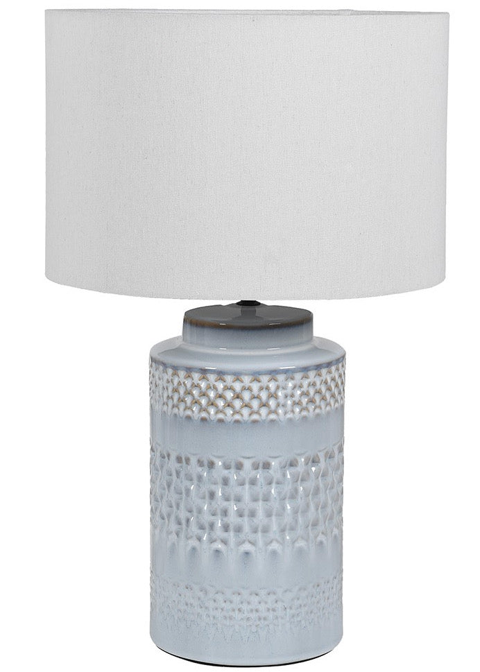 Load image into Gallery viewer, Sea Spray Pale Blue Table Lamp

