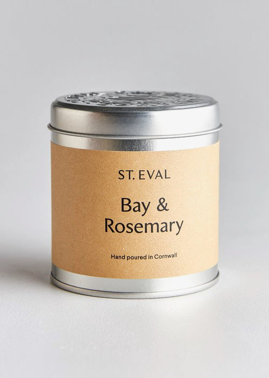 St Eval Bay & Rosemary Scented Candle Tin