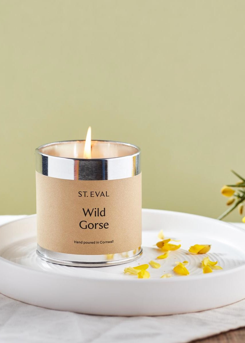 St Eval Wild Gorse Scented Tin Candle