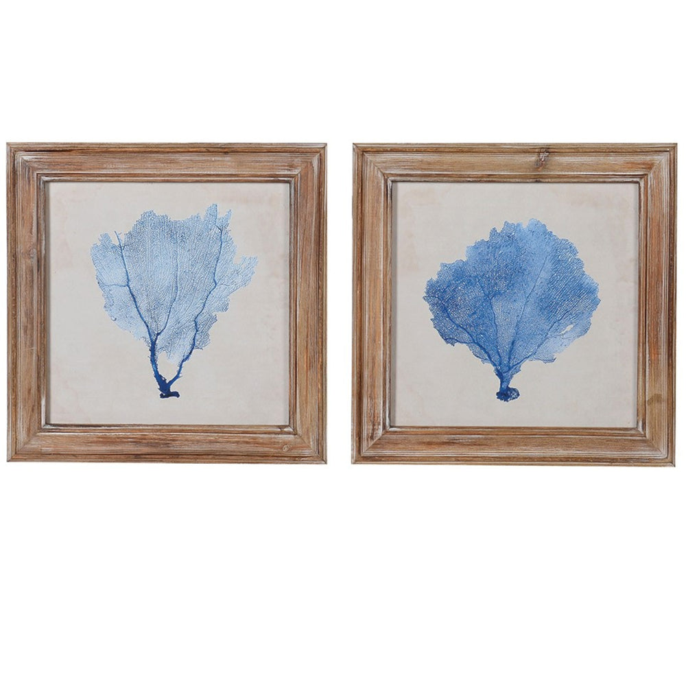 Set of 2 coral pictures